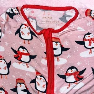 Little Sleepies Ice Skating Penguins Zippy - 3T